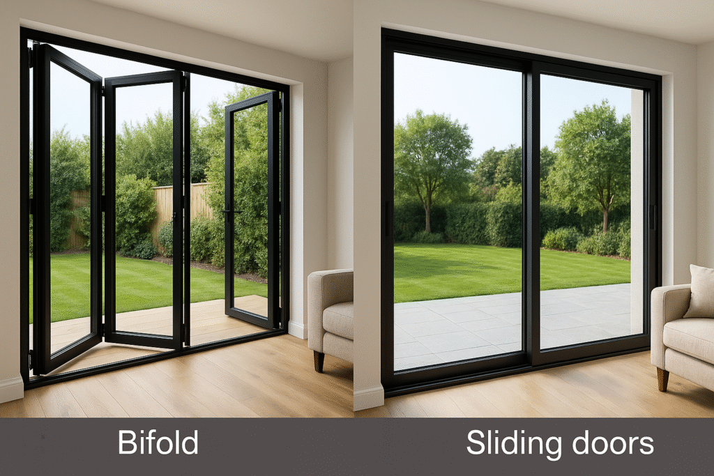 Bifold vs Sliding Doors: Which One is Right For You? 4 Sliding Door vs Bifold Doors