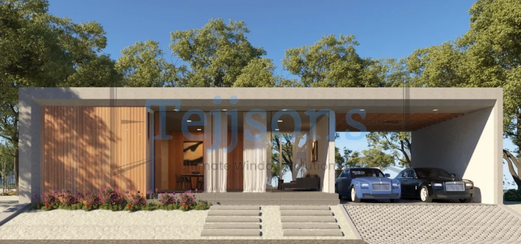 Tejjsons magnetic levitation windows in luxury smart home