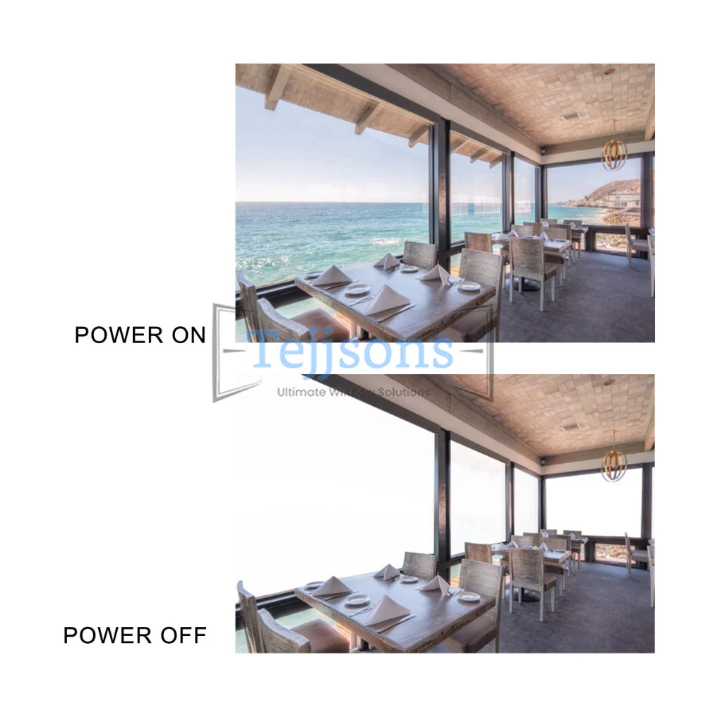 How Do You Choose The Right Smart Glass Windows System For Your Luxury Spaces 2 Tejjsons Smart glass windows in a seaside restaurant with clear views