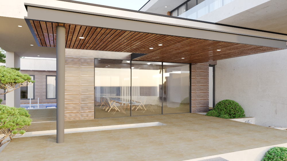 Luxury home featuring Tejjsons magnetic levitation windows 