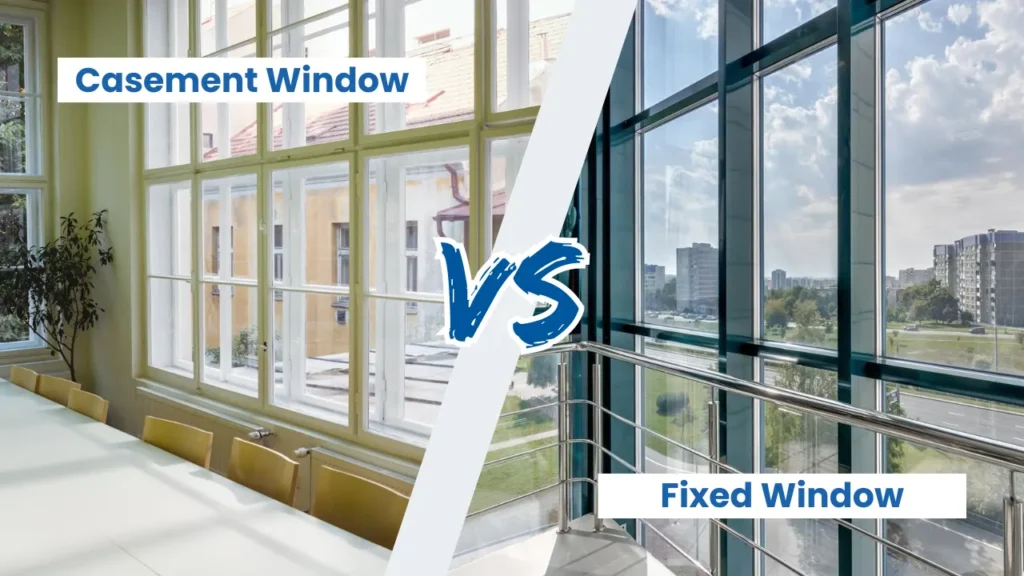 Casement vs fixed windows differences & comparison