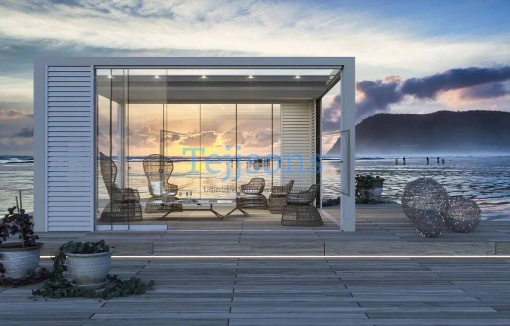 How Aluminium Sliding Doors Transform Seamless Indoor-Outdoor Living 1 Aluminium sliding doors connecting outdoor deck