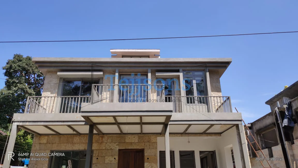 Top 7 Kitchen Window Design Ideas for Scenic Views and Ventilation 4 slim frame kitchen windows in upper floor of modern home