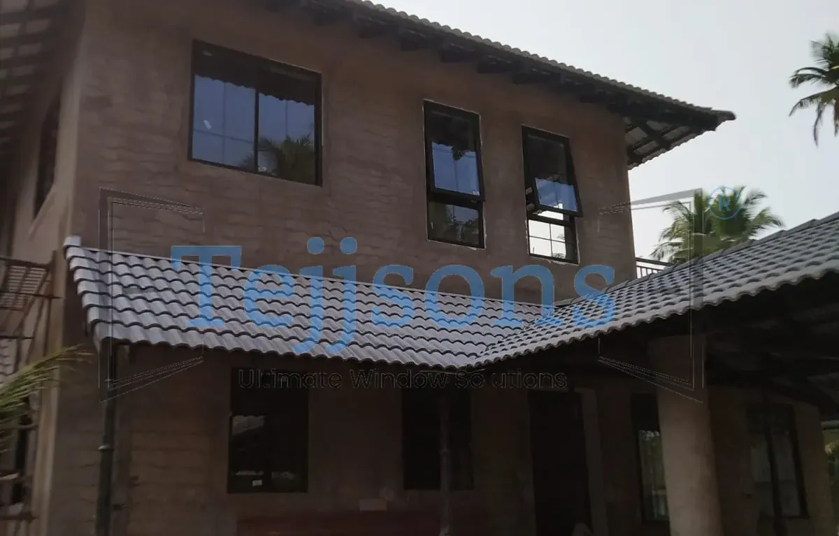 City - Surat 34 aluminium hinged windows for luxury home