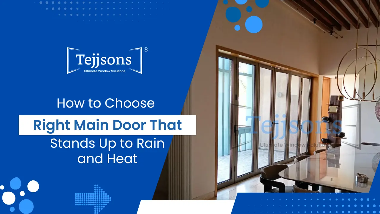 How to Choose the Right Main Door That Stands Up to Rain and Heat